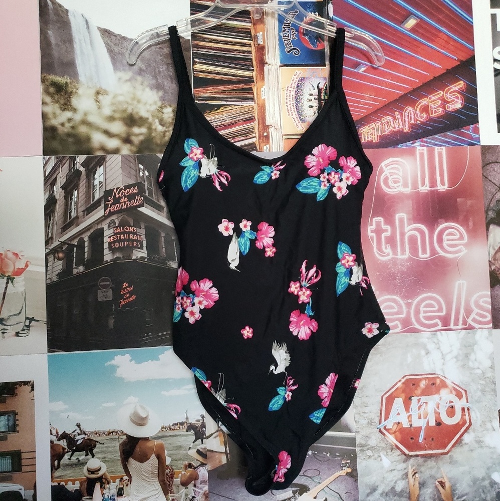 One Piece Bathing suit.